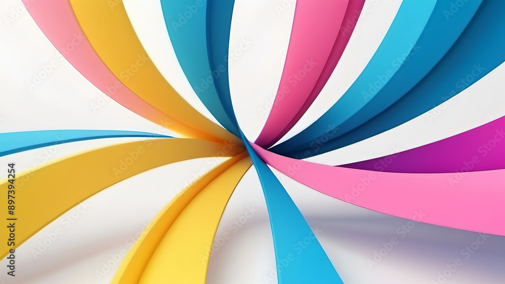 Multicolor ribbons background. Multicolor ribbons background.