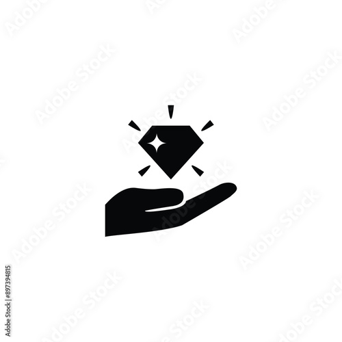 Value icon, Open Hands, Precious Value: The Essence of Trust and Quality