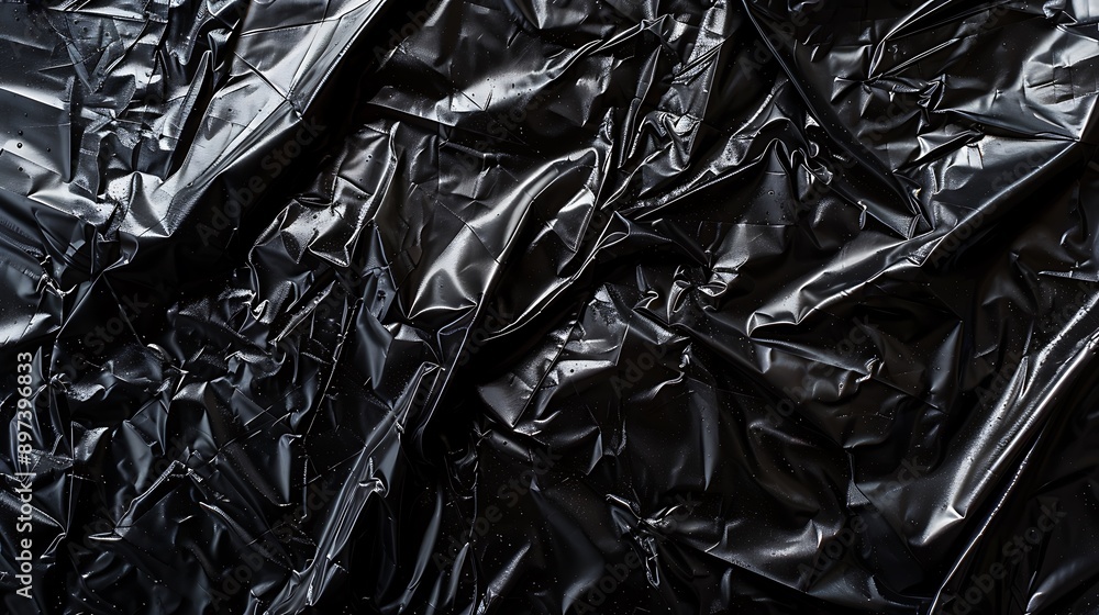 Black Plastic Wrap Texture Black Plastic Wrap Texture