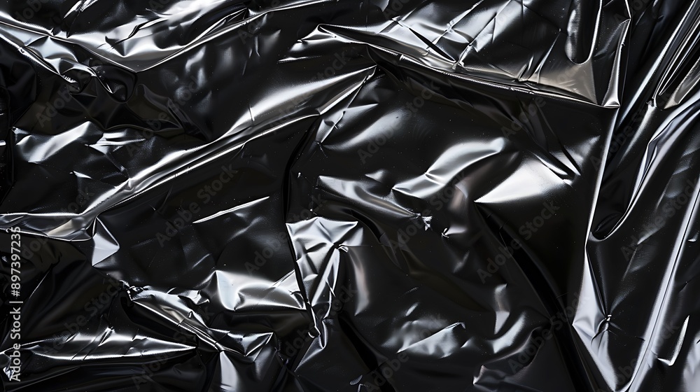 Black Plastic Wrap Texture Black Plastic Wrap Texture