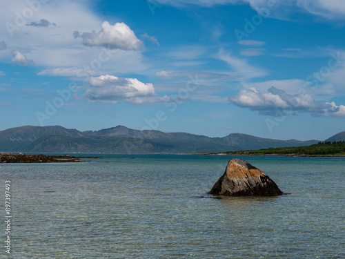 Rock in the water