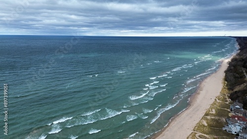 view of lake michigan jean klock park benton harbor