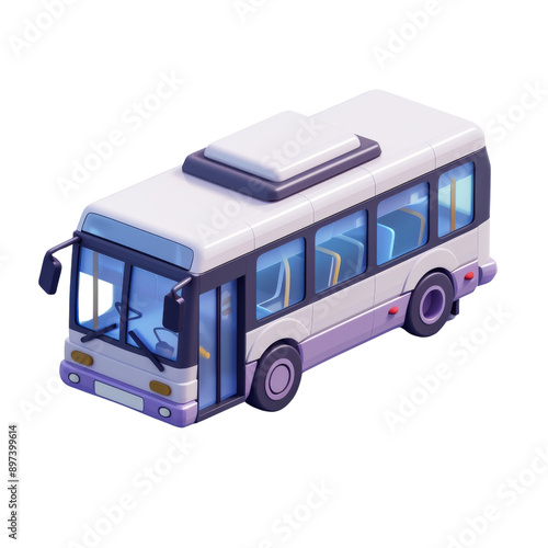 bus icon 3d png transparent
