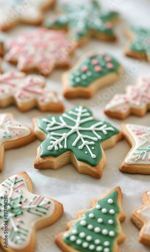 cookies and bread in an illustrator doodle graphic style