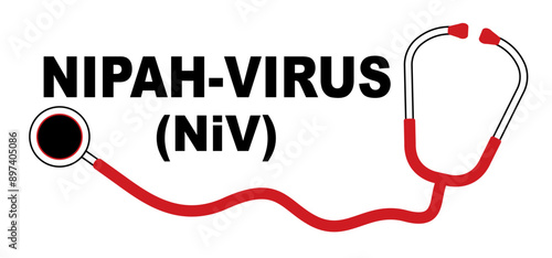 Nipah-virus (NiV) is a bat-borne zoonotic virus that causes Nipah virus infection in humans and animals. Symptoms of infection initially include fever, headache, vomiting, sore throat and muscle aches
