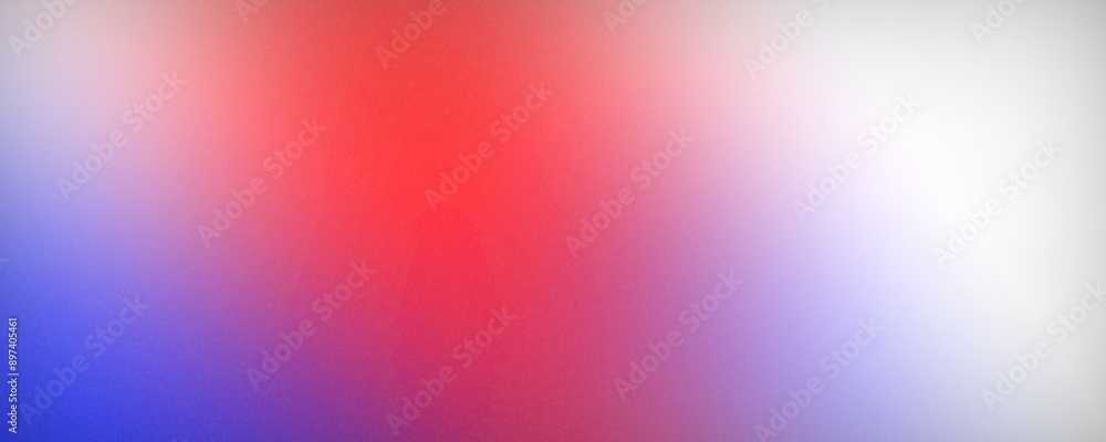 Fototapeta premium Abstract Background with Red, Blue, and White Gradient