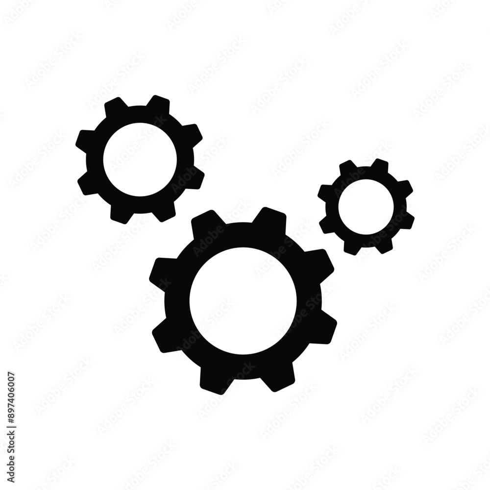 gear icon, service icon, maintenance icon vector gear icon, service icon, maintenance icon vector