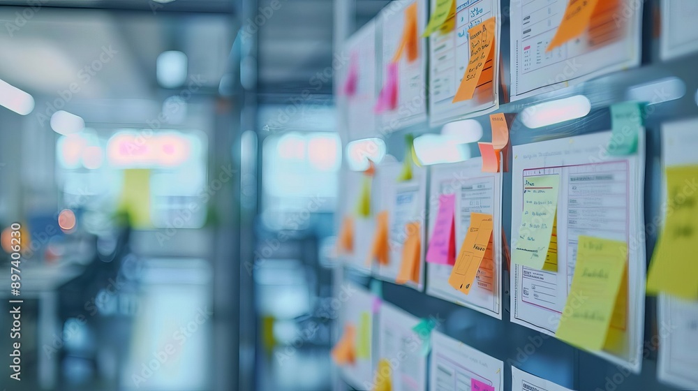 Lean Six Sigma Quality Management Standardization Standard operating procedures SOPs displayed on a board Lean Six Sigma Quality Management Standardization Standard operating procedures SOPs displayed on a board
