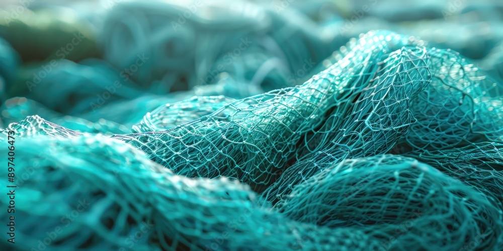 Fishing Nets on Beach Fishing Nets on Beach