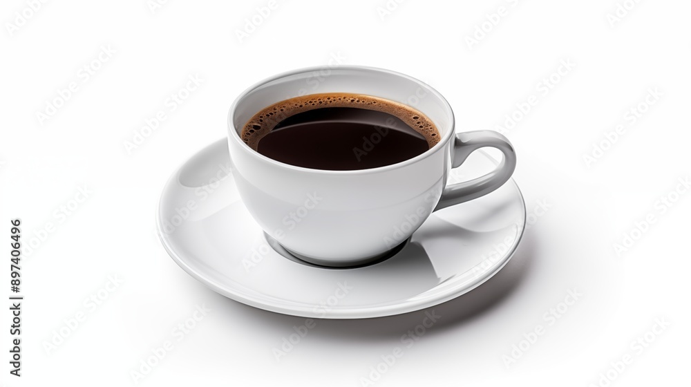 coffee cup isolated on a white background, coffee cup/mug with hot black coffee, isolated design element coffee cup isolated on a white background, coffee cup/mug with hot black coffee, isolated design element