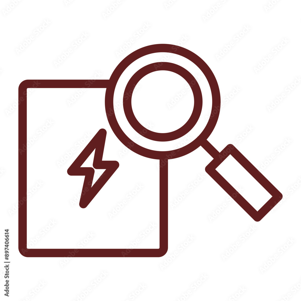 Analyzer Vector Line Maroon Icon Design Analyzer Vector Line Maroon Icon Design