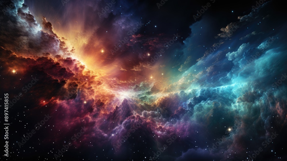 A mind altering hallucinogenic sunrise seen in a multidimensional dreamlike realm, A mind altering hallucinogenic sunrise seen in a multidimensional dreamlike realm,