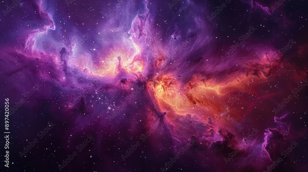 Cosmic Nebula: Vibrant Celestial Swirls in the Cosmos Cosmic Nebula: Vibrant Celestial Swirls in the Cosmos