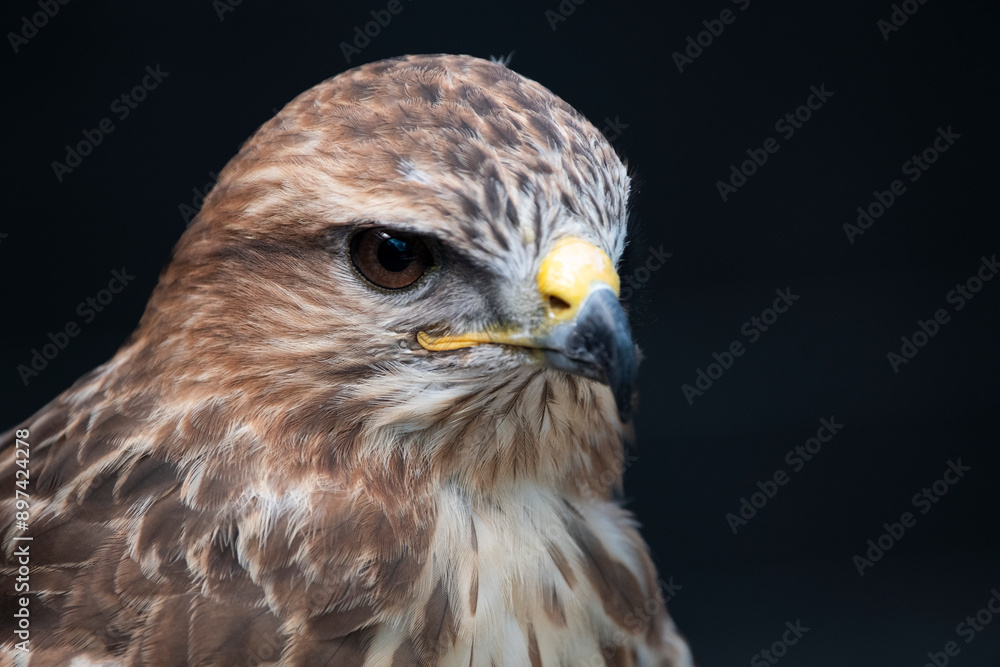 The Common Buzzard (Buteo buteo). The Common Buzzard (Buteo buteo).