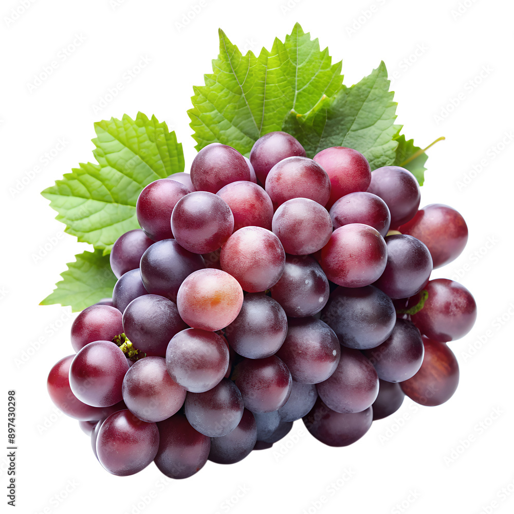 Fototapeta premium grape isolated on a transparent background