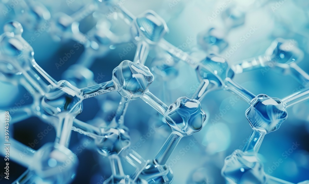 Close-up of nanotechnology materials, exploring molecular structures and future technologies Close-up of nanotechnology materials, exploring molecular structures and future technologies
