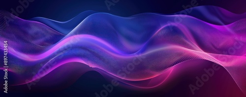 Wallpaper Mural Abstract Digital Wave Design Torontodigital.ca