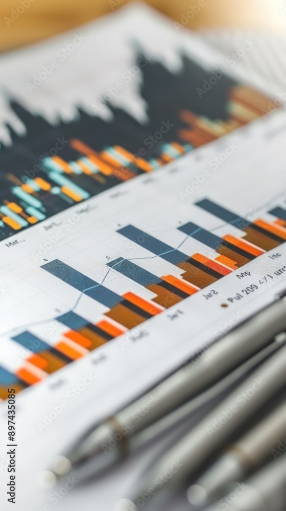 Clean white surface displaying a bar chart with a sharp rise in stock prices, reflecting strong market performance. Clean white surface displaying a bar chart with a sharp rise in stock prices, reflecting strong market performance.
