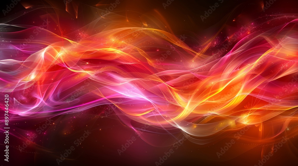 Abstract design representing energy waves, suitable for futuristic, technological, and creative concepts Abstract design representing energy waves, suitable for futuristic, technological, and creative concepts
