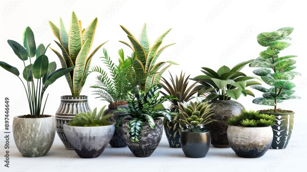 Collection of potted plants Collection of potted plants