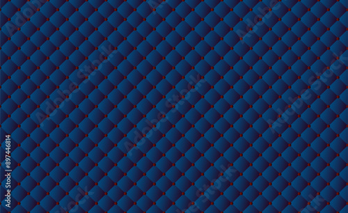 Blue seamless pattern and background upholstered furniture in vector