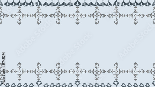 seamless pattern geometric ethnic design