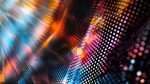 Wallpaper Mural Colorful particle bokeh abstract background suitable for any use Torontodigital.ca
