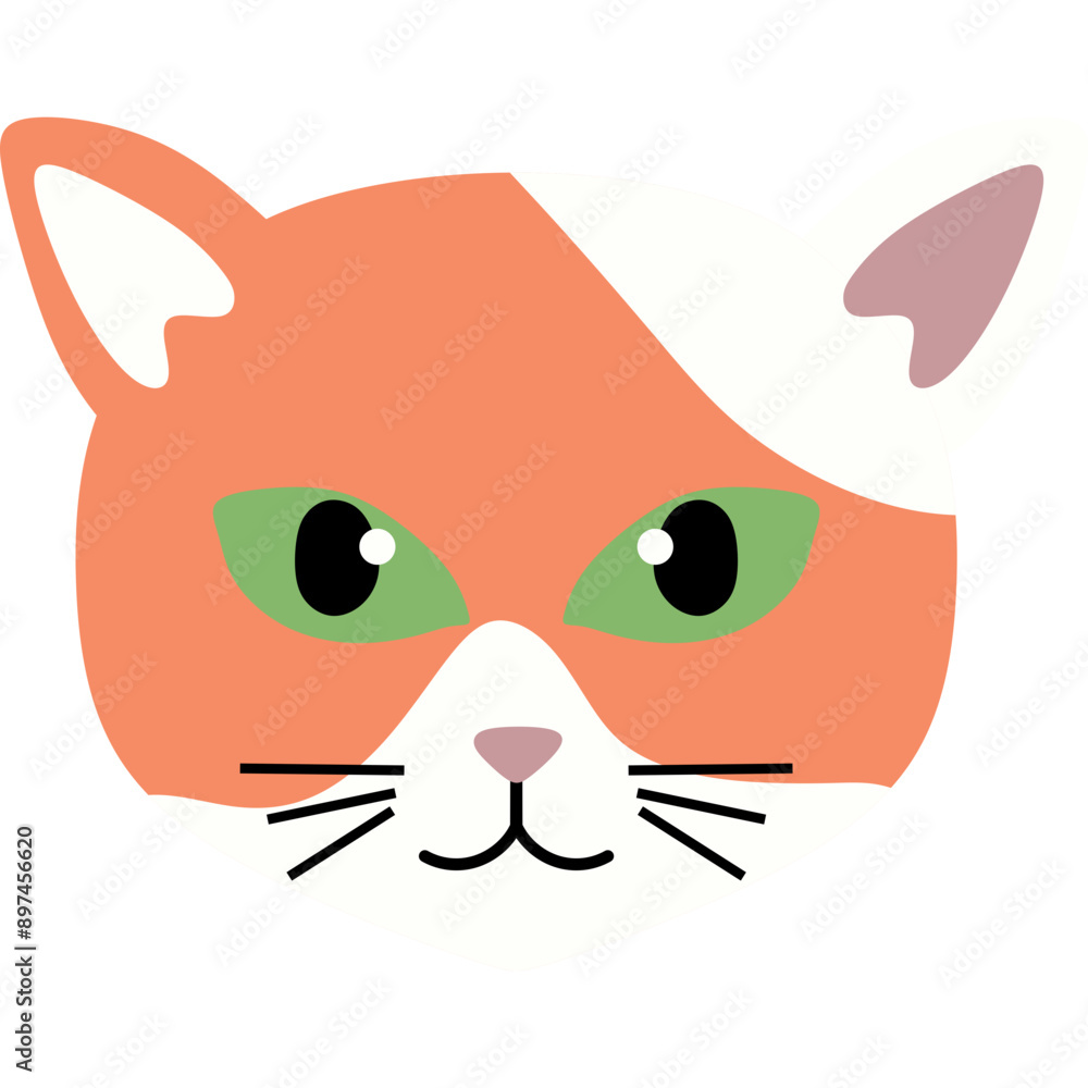 Fototapeta premium Cat Breed Flat