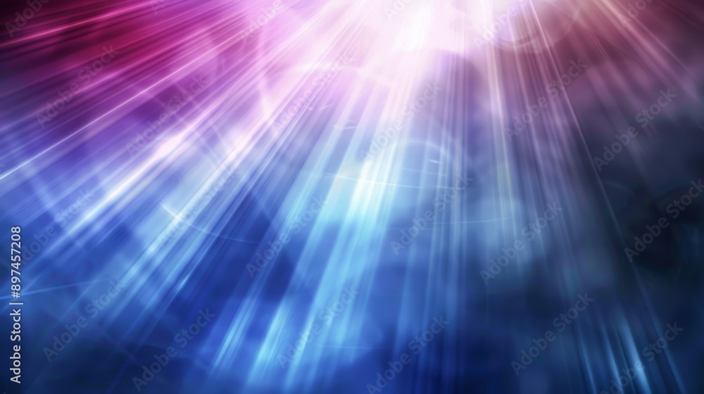Vibrant background with colorful light beams creating depth and volume, featuring mesmerizing blue, purple, and bright hues for a shiny, textured look with a touch of magic Vibrant background with colorful light beams creating depth and volume, featuring mesmerizing blue, purple, and bright hues for a shiny, textured look with a touch of magic