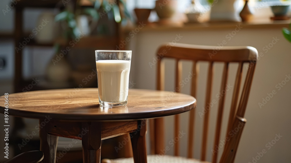 glass of milk on table glass of milk on table