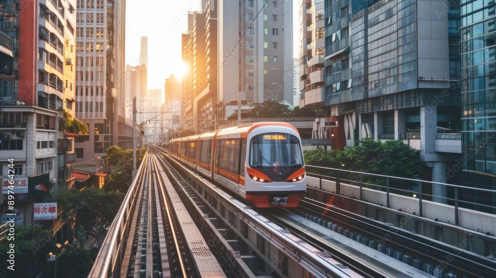 Obraz premium Urban Sustainable Transit Systems