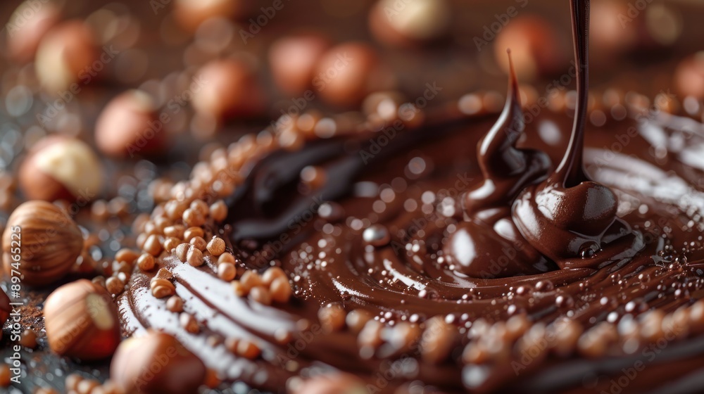 Hazelnut Chocolate Drizzle