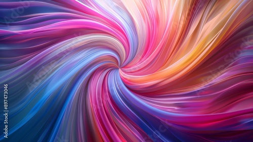 Colorful abstract swirl background
