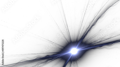 Foto brilliante energievoll leuchtende kugelförmige Lichteffekte - Licht, abstrakt, d