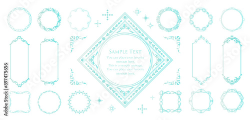 涼しさを感じるフレームデザインとあしらい