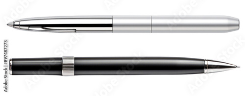 Wallpaper Mural two pens ballpoint black white isolate transparent background Torontodigital.ca