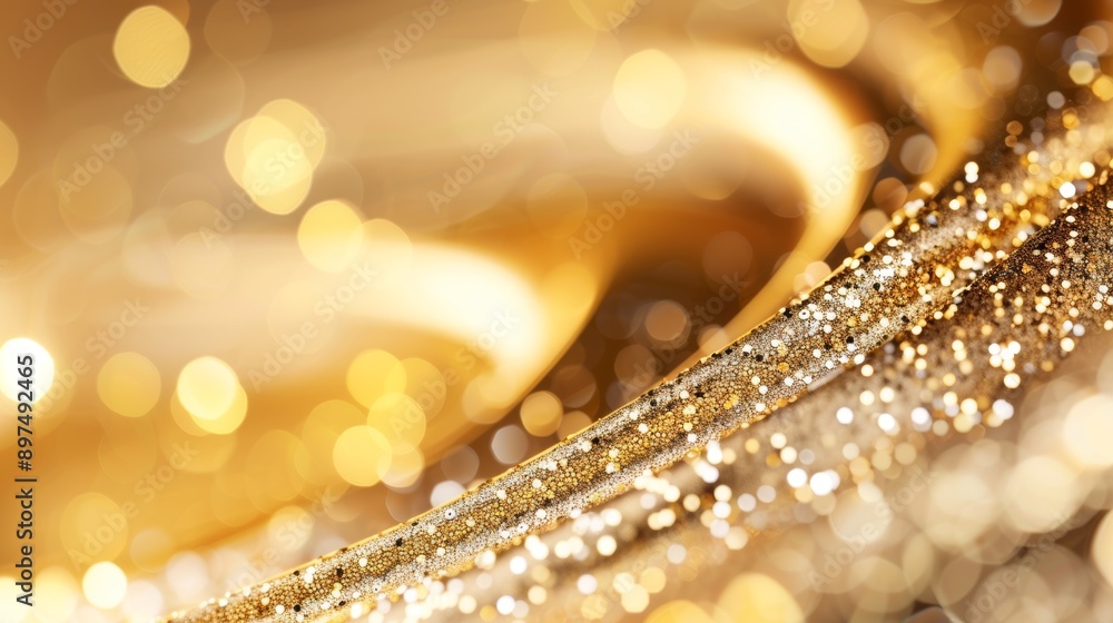 A gold and silver glittery fabric with a gold and silver pattern A gold and silver glittery fabric with a gold and silver pattern