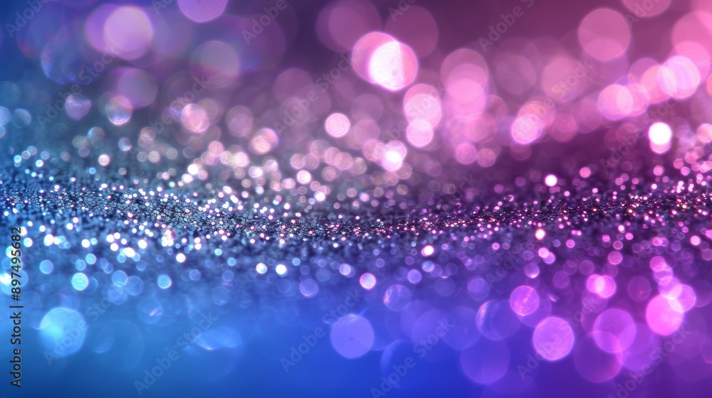 A blue and pink background with glittery dots A blue and pink background with glittery dots