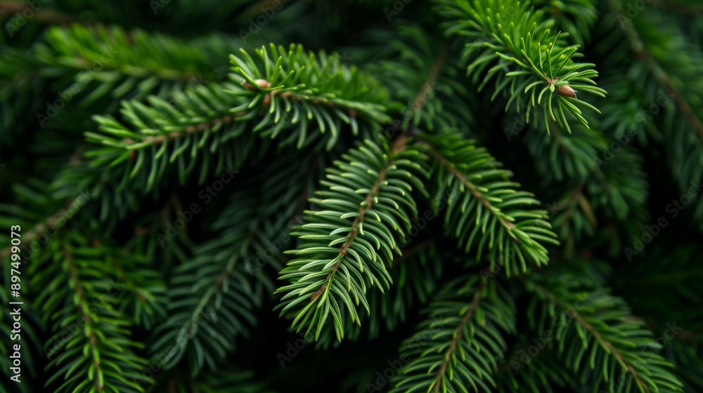 A close up of a green tree with many branches A close up of a green tree with many branches