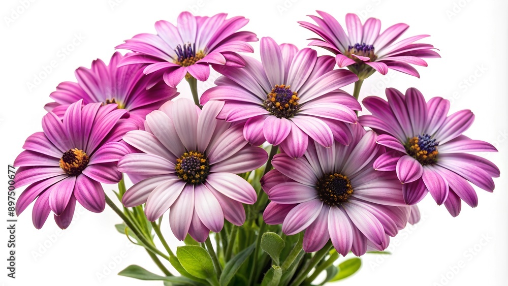 Fototapeta premium A Close-up of a Bouquet of Pink and White Flowers