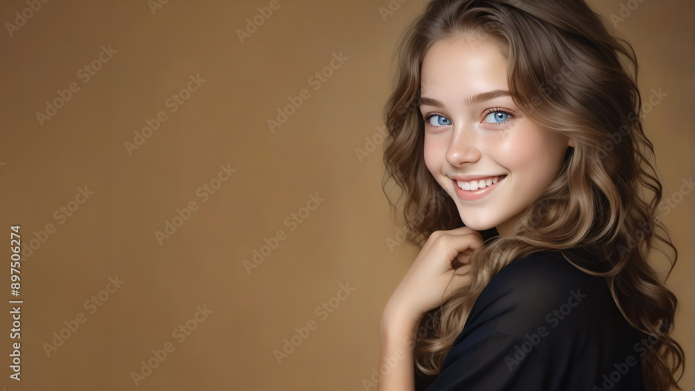 Beautiful female young model with perfect natural skin. Natural beauty, cosmetics, skin care concept Beautiful female young model with perfect natural skin. Natural beauty, cosmetics, skin care concept