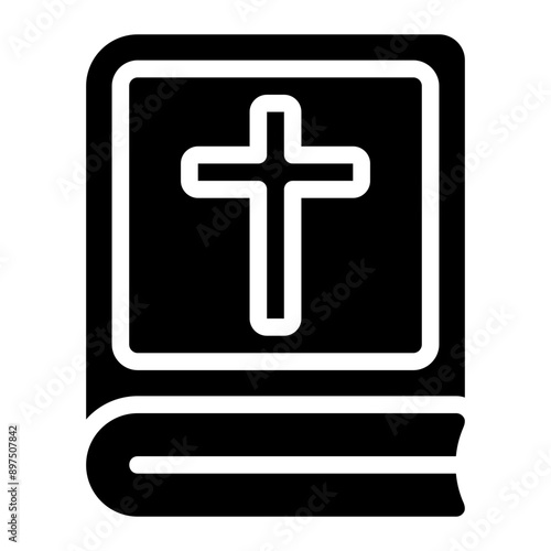 bible glyph icon