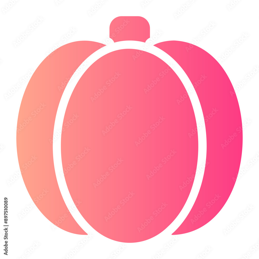 pumpkin gradient icon pumpkin gradient icon
