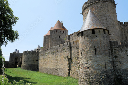 cité médiéval de Carcassone, remparts