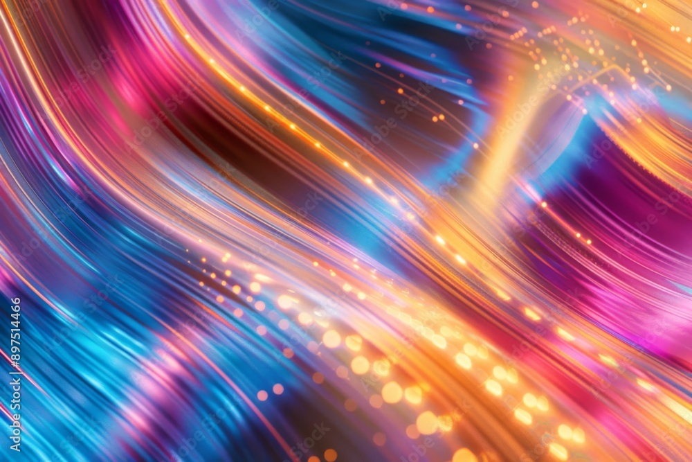 Futuristic abstract background with flowing lines Futuristic abstract background with flowing lines