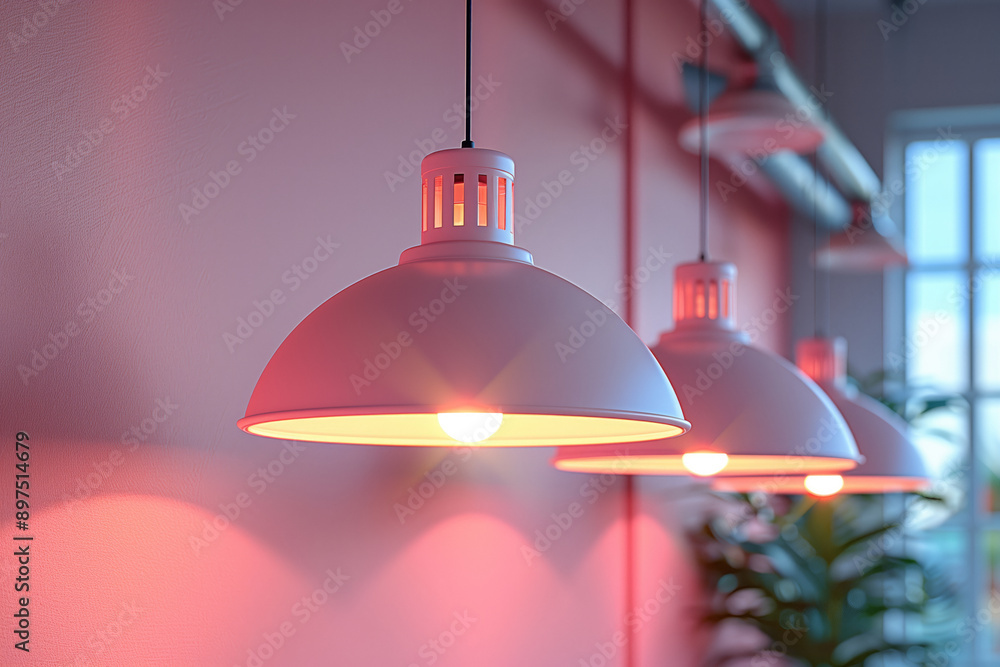 Obraz premium Ceramic Glass and Metal Lamps