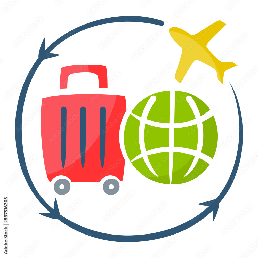 Fototapeta premium Around The World