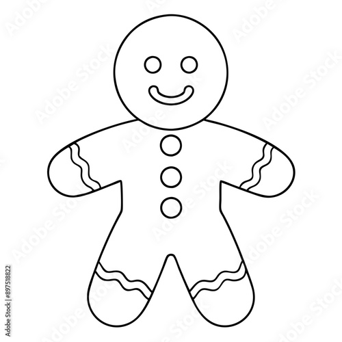 christmas man illustration vector