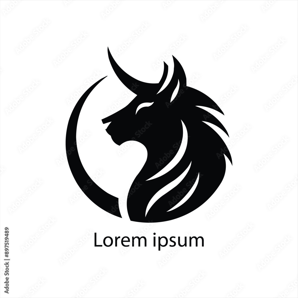 Fototapeta premium a animal logo design for brand 
