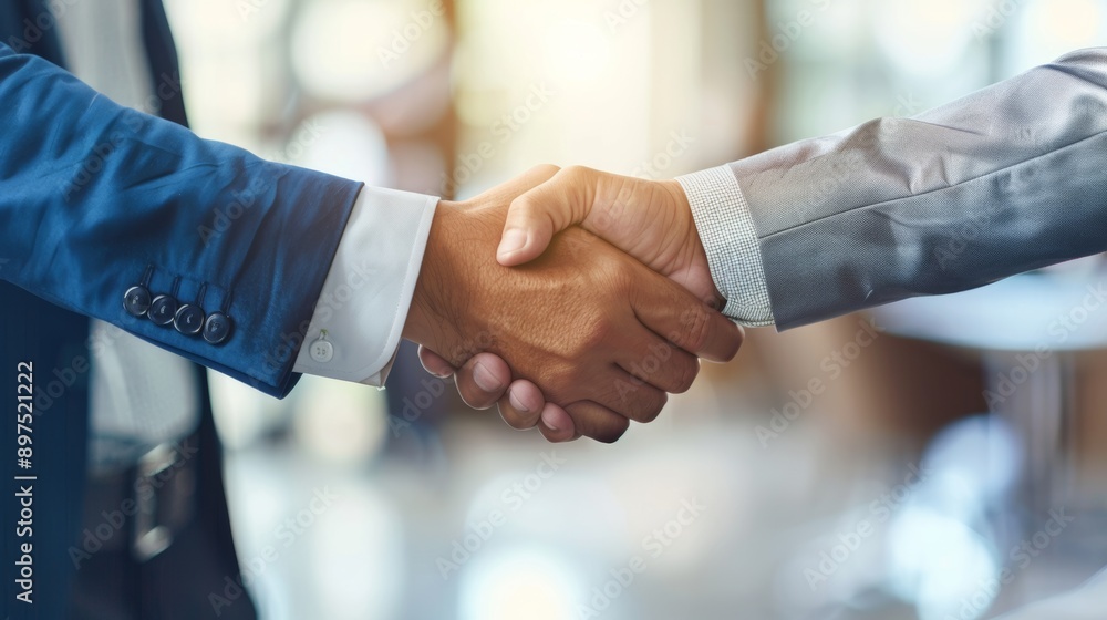 Businessman handshake for teamwork of business merger and acquisition,successful negotiate,hand shake,two businessman shake hand with partner to celebration partnership and business deal concept Businessman handshake for teamwork of business merger and acquisition,successful negotiate,hand shake,two businessman shake hand with partner to celebration partnership and business deal concept